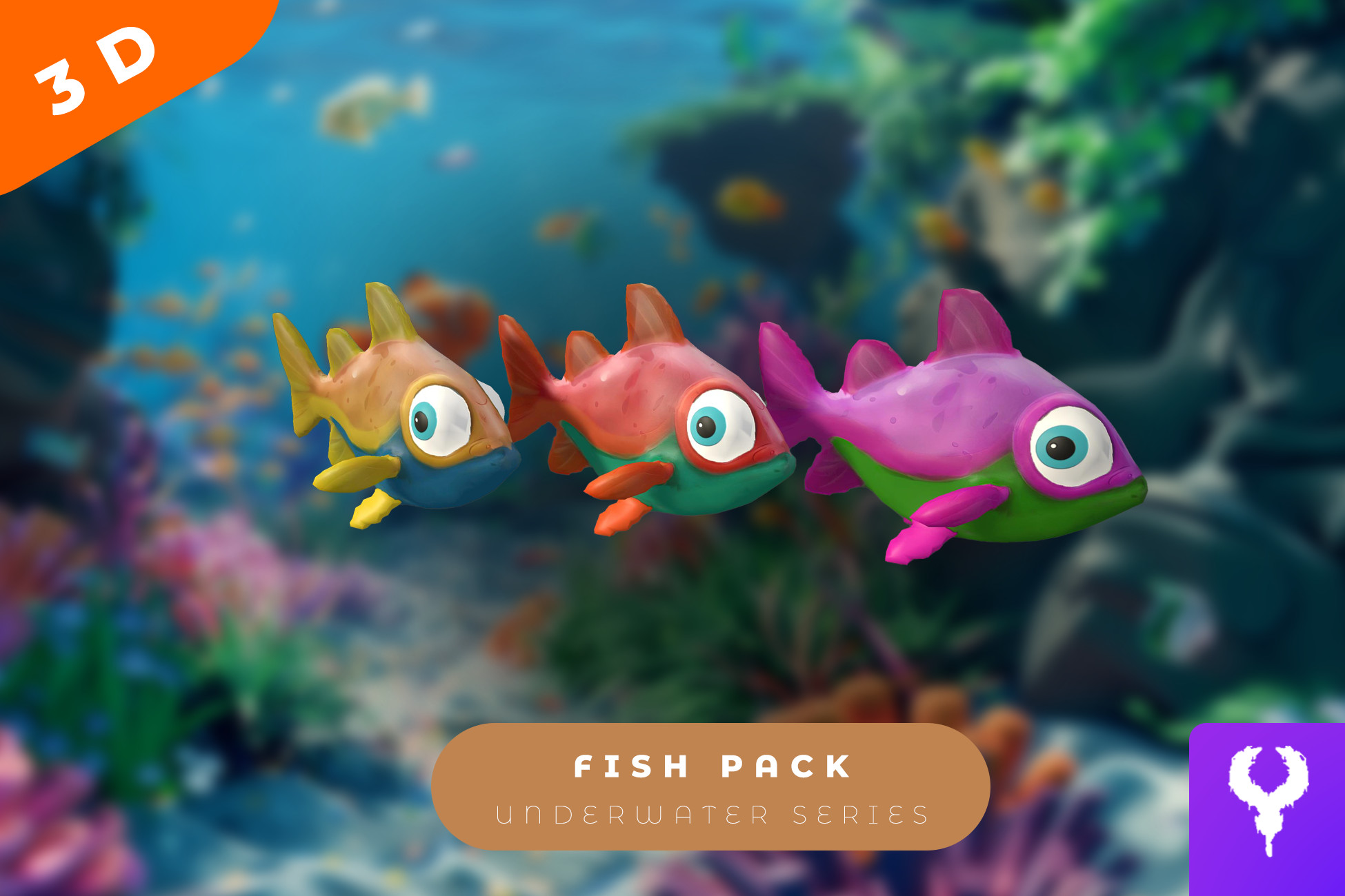 Cartoon Fish Pack | Characters | Unity Asset Store