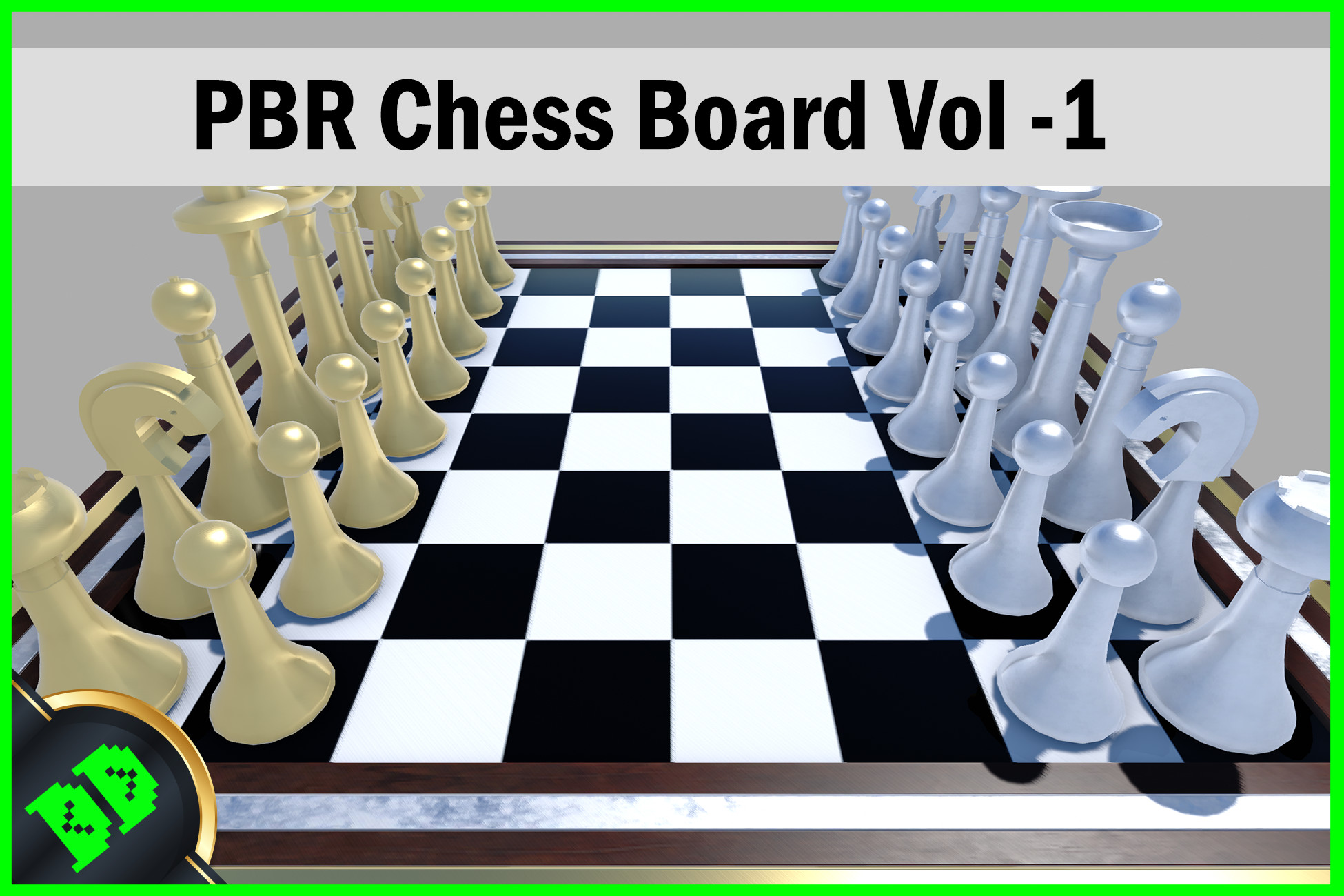 Chess Unbound PBR Chess Board Vol - 1 (Simple) | 3D Props | Unity Asset Store
