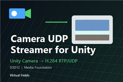 Camera UDP Streamer for Unity