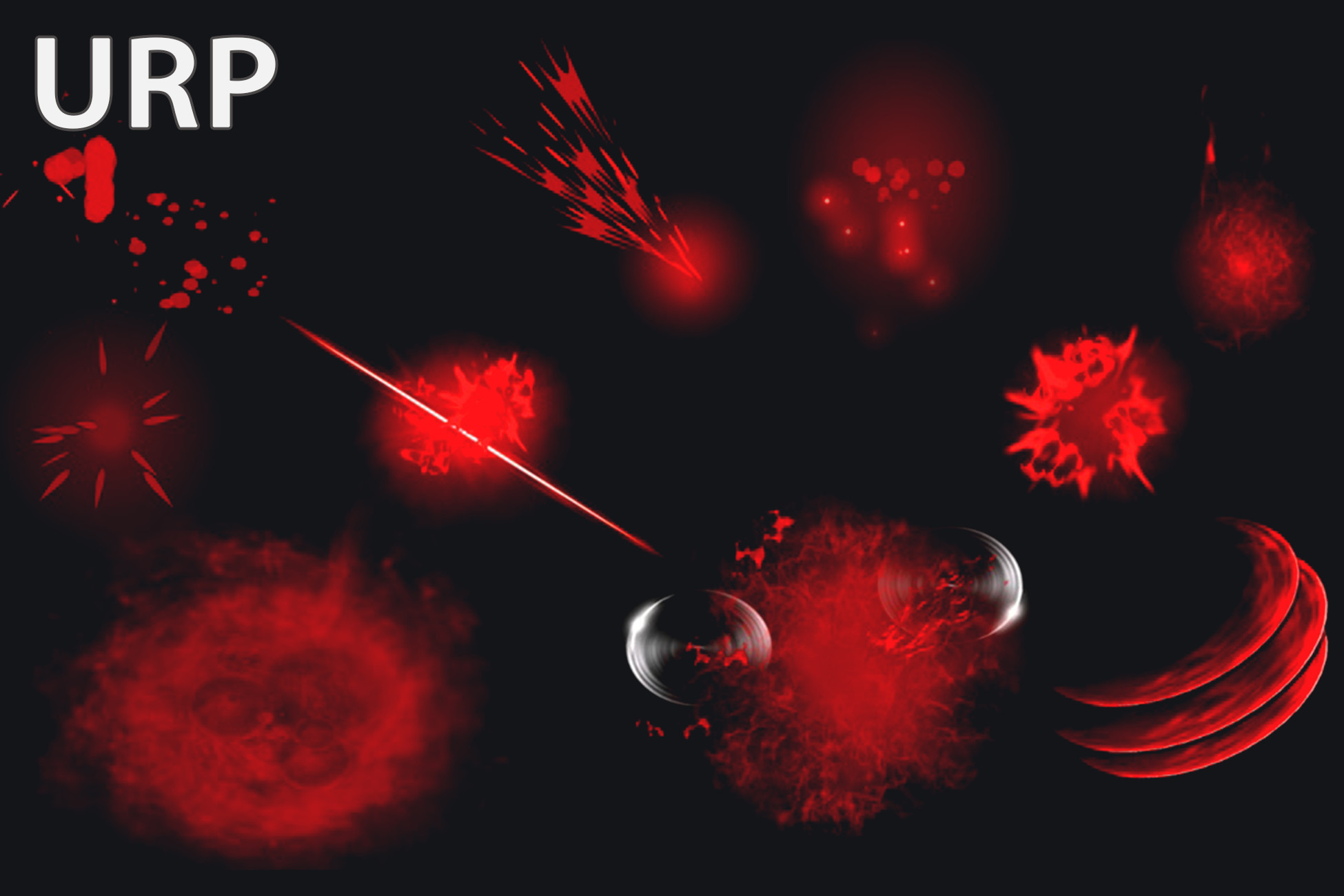 Game VFX - Blood Skill Collection(URP)