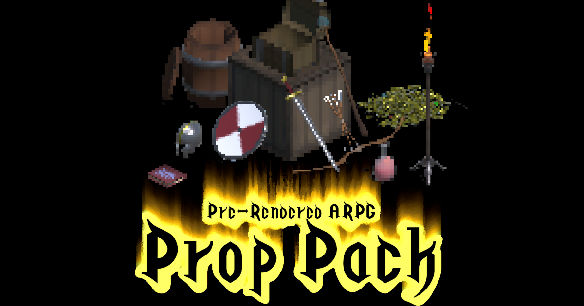 Pre Rendered Assets Unity Pre-Rendered ARPG Prop Pack | 2D Environments | Unity Asset Store
