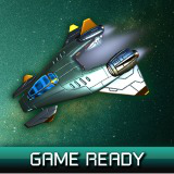 3D sci-fi spaceship #12cc