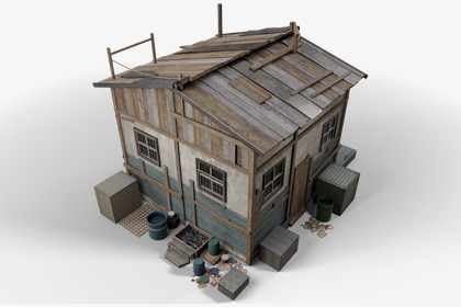 Post-Apocalypse Wooden House