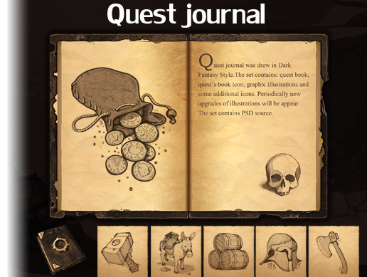 Quest Journal | 2D Icons | Unity Asset Store