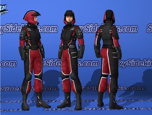 Female Pilot Guard | 캐릭터 | Unity Asset Store