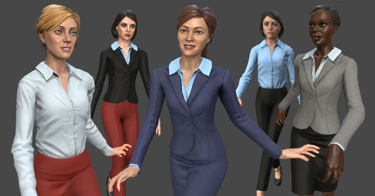 Business Woman | 角色 | Unity Asset Store