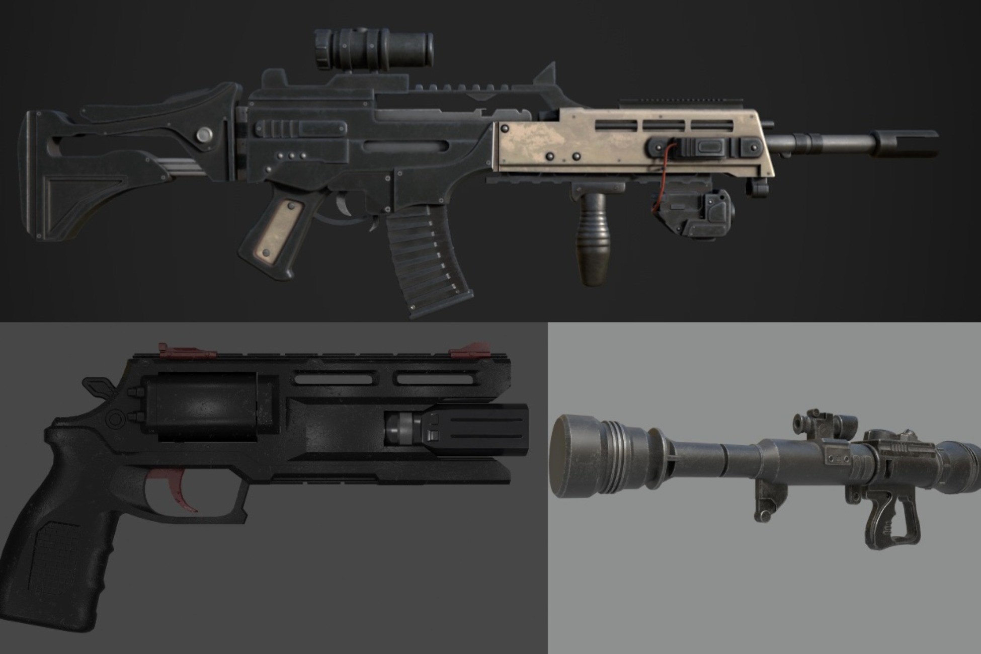 Realistic Weapon Pack #1 | 3D Weapons | Unity Asset Store