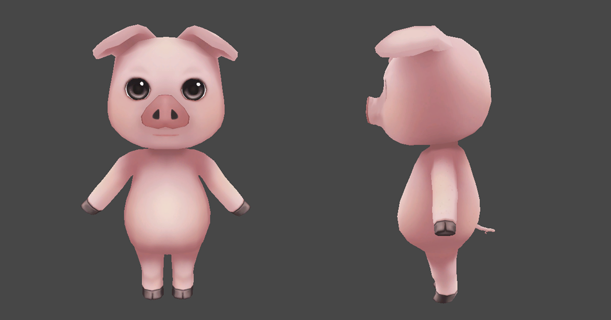 Pig Unity Cute-Animal_ Pig | 3D Animals | Unity Asset Store