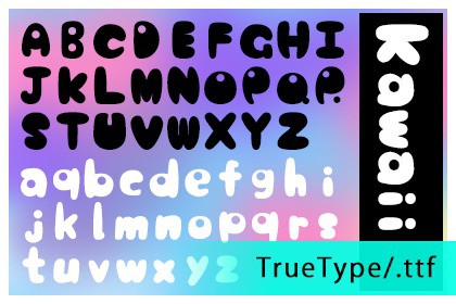 Kawaii_Font_TrueType Ver.