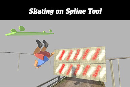 Skating System on Spline Tool