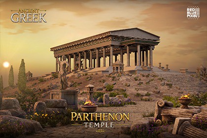 Ancient Greek Parthenon Temple