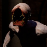 Creepy man