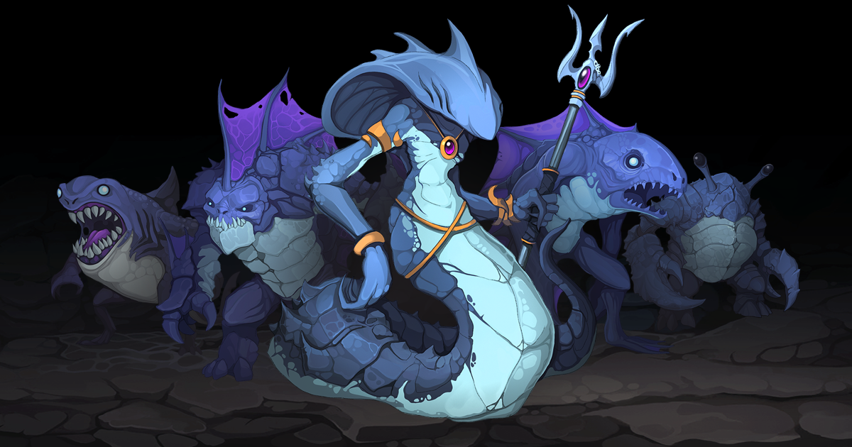 Underwater Monsters 2D Characters Unity Asset Store