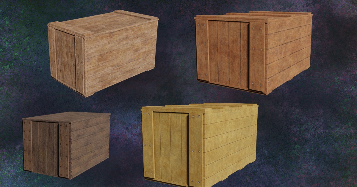 Unity Basic Texture Box Items Box Series SupplyPointCovert G1 - N1 | 3D Exterior | Unity Asset ...