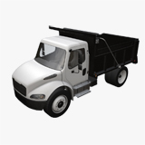 White Dump Truck (330)