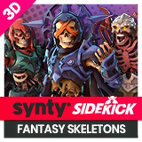 Fantasy Skeletons – Sidekick Modular Characters by Synty