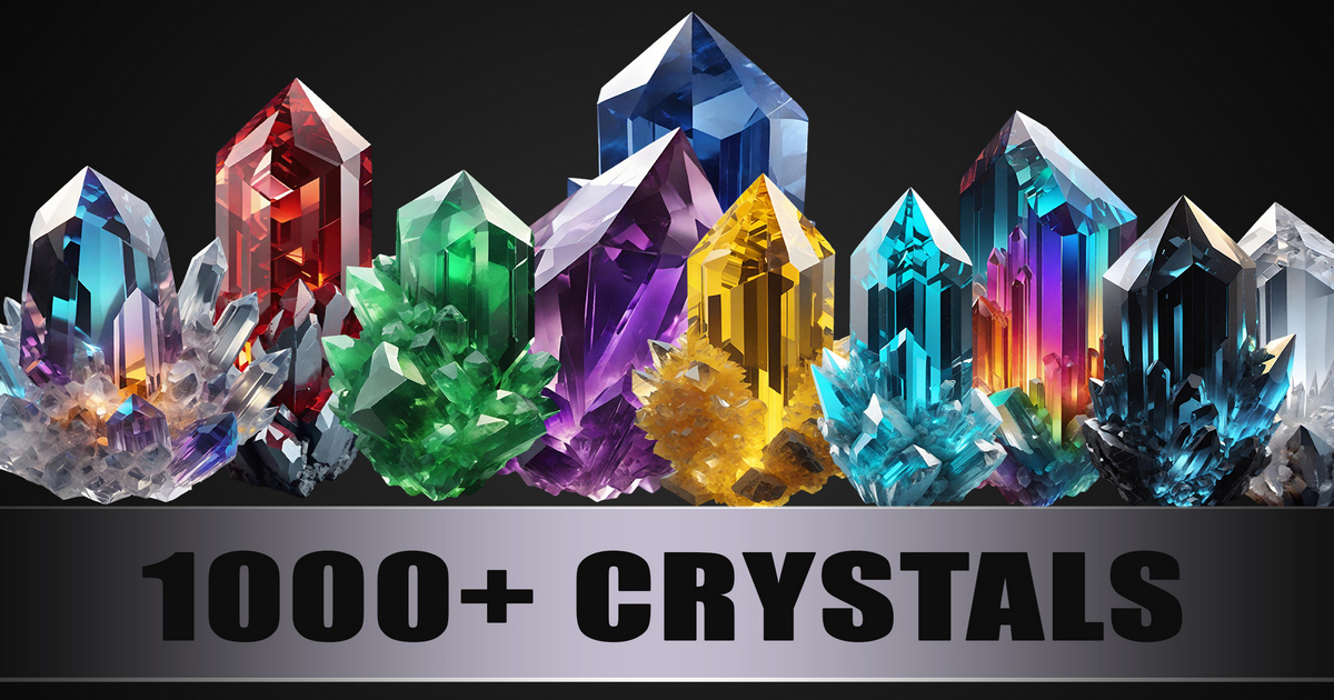 1000+ Hi-Def Crystals SPRITES | 2D Icons | Unity Asset Store