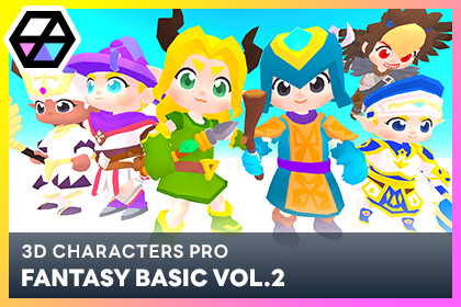 3D Characters Pro - Fantasy Basic Vol.2