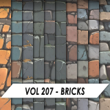Stylized Textures - Vol 207 - Bricks