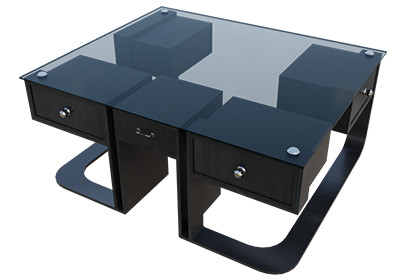 Office Glass Table 01 Gameready