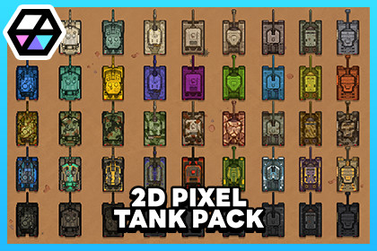 2D Pixel - Tank Pack