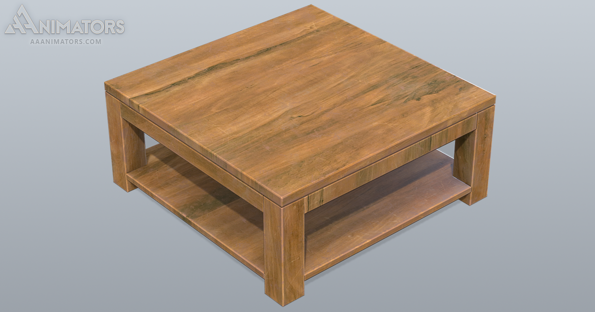 Low Poly Table 02 | 3D Furniture | Unity Asset Store