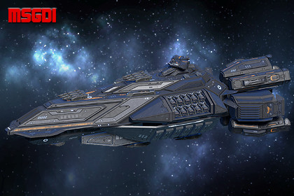 Spaceship Dauntless Battleship