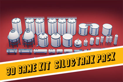 3D Game Kit-Silo&Tank Pack
