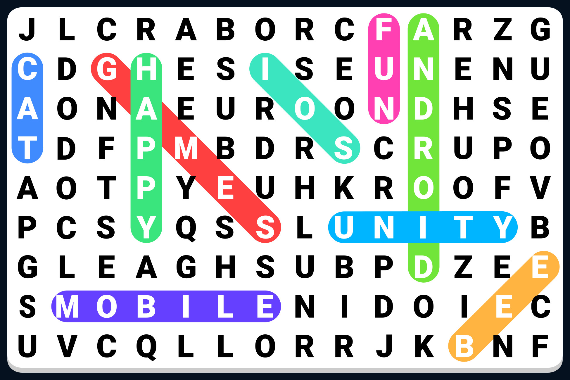 Word Search Puzzle Game Packs Unity Asset Store