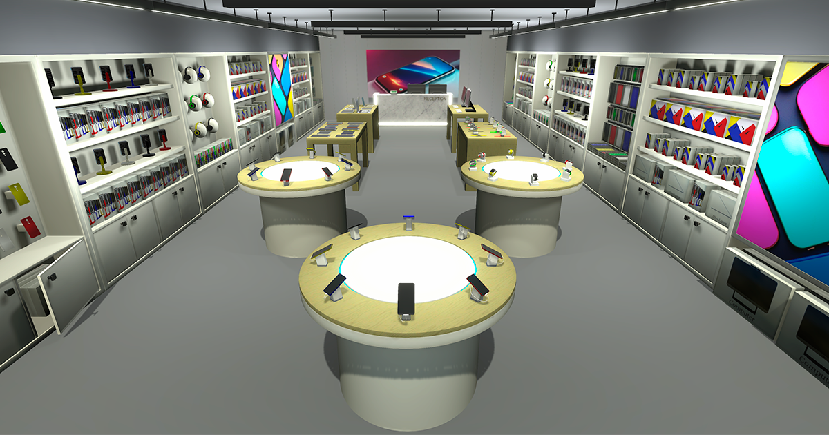 Electronic store - pavilion | 3D Environments | Unity Asset Store