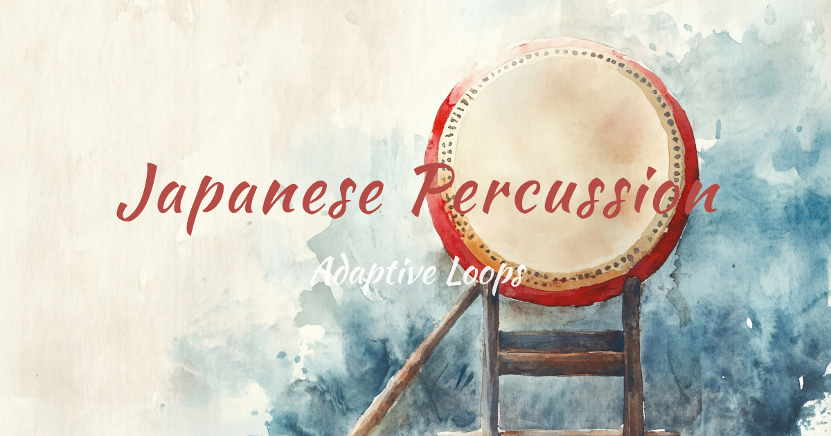 Japanese Loop Sample Japanese Traditional Percussion - Adaptive Music Loops | Audio Music ...