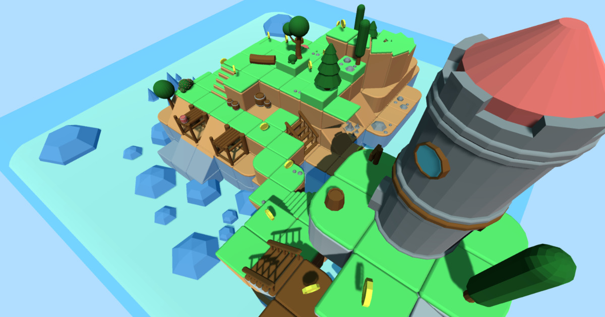 Flat Cube Environment | 3D Fantasy | Unity Asset Store