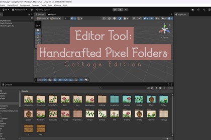 Handcrafted Pixel Folders - Cottage Edition