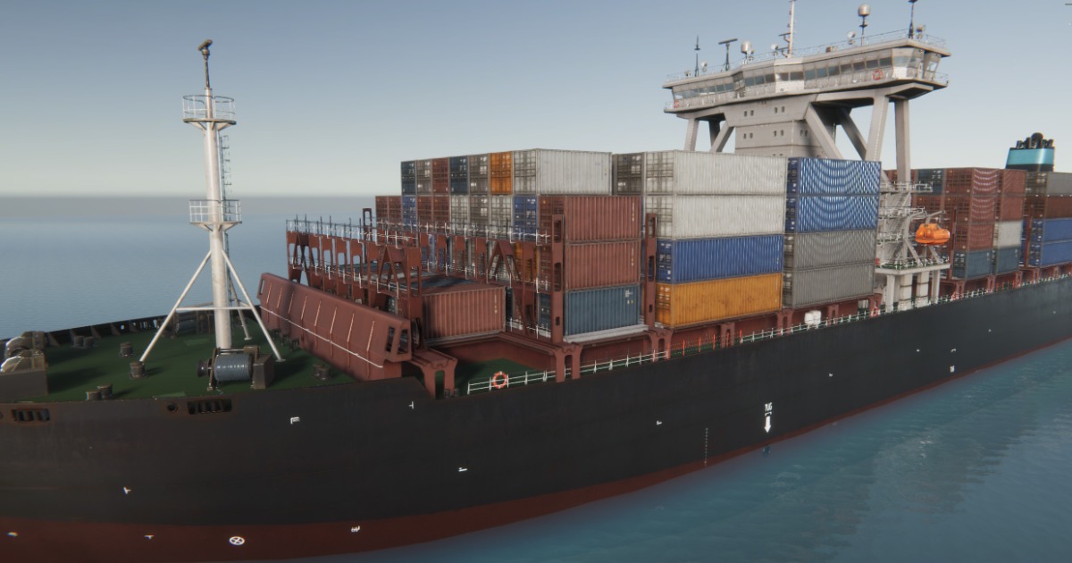 Cargo Ship Container Ship | 3D Sea | Unity Asset Store
