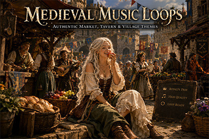 Medieval Music Loops - Authentic Market, Tavern and Village Themes