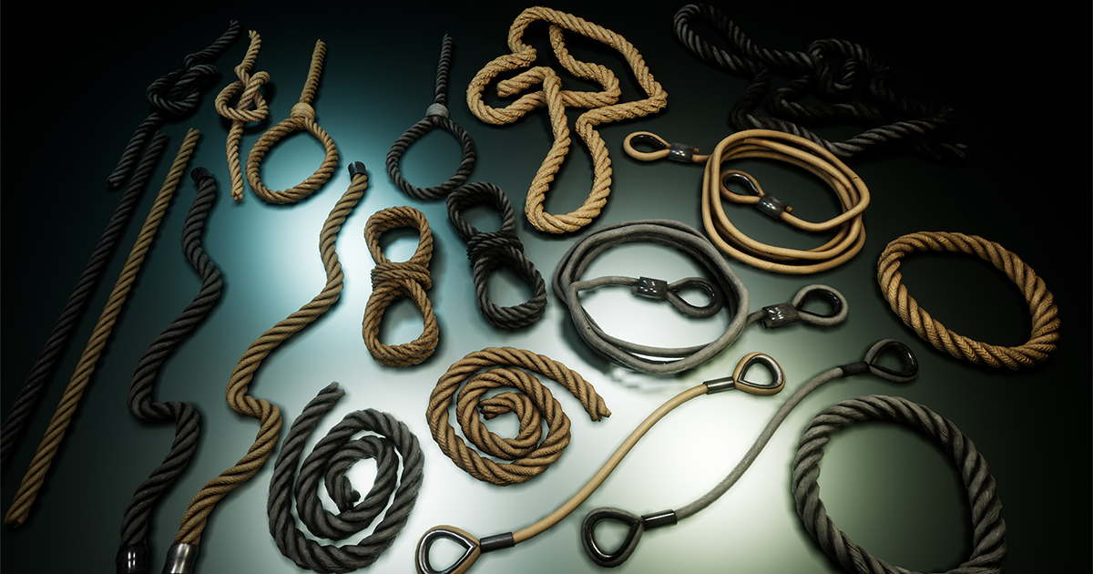 Ropes & Wires / 20+ Variations | 3D Props | Unity Asset Store
