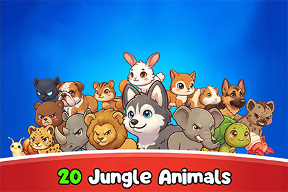 20 Jungle Animals - 2D Animated Character