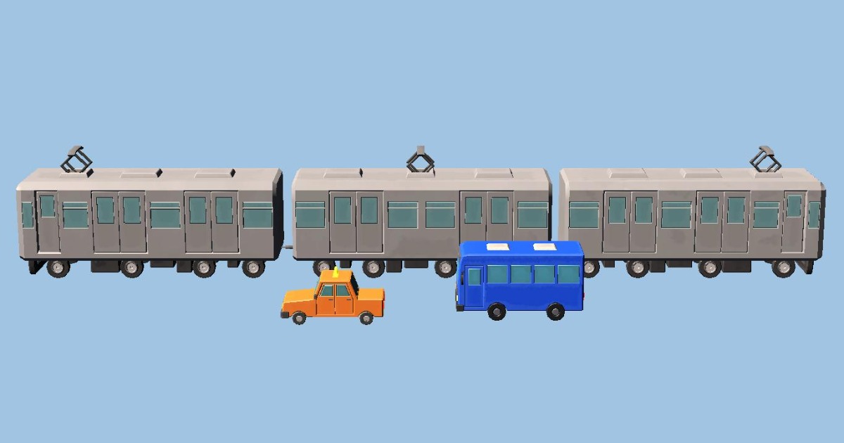 MAR_Low Poly Public Transport Pack | 3D Props | Unity Asset Store