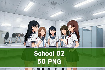 2D Anime - School 02