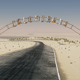 Realistic Race Track California