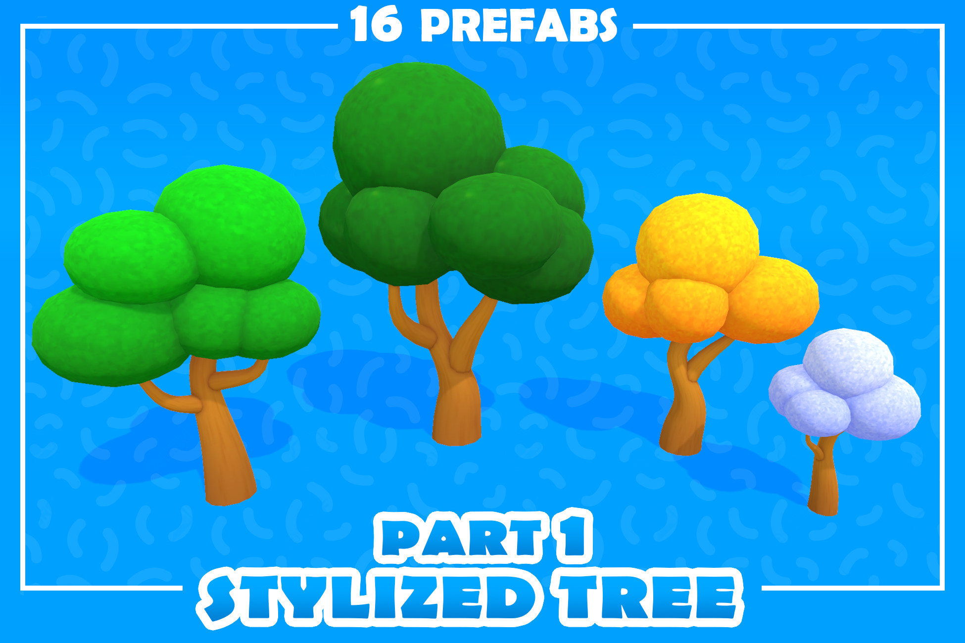 Stylized Tree - Part 1 | 3D Trees | Unity Asset Store