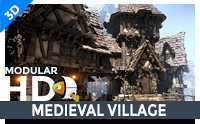 DETAILED - Medieval Village