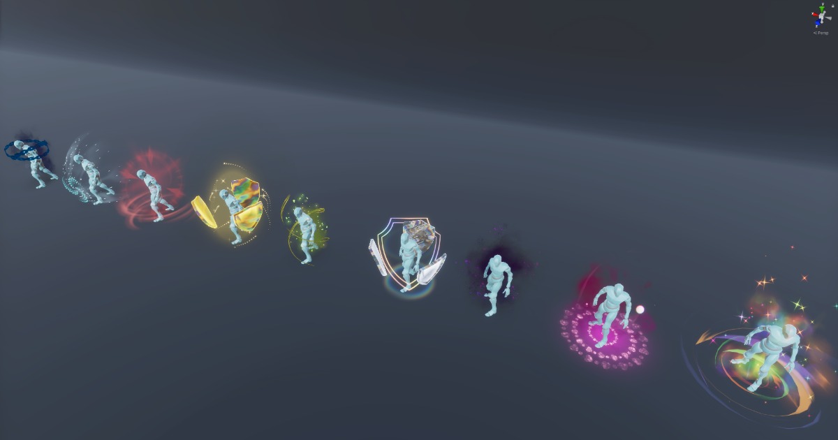 Auras Buffs and Shields | VFX Particles | Unity Asset Store