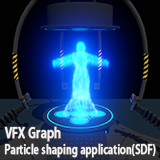 VFX Graph - SDF Particle Shape Effects