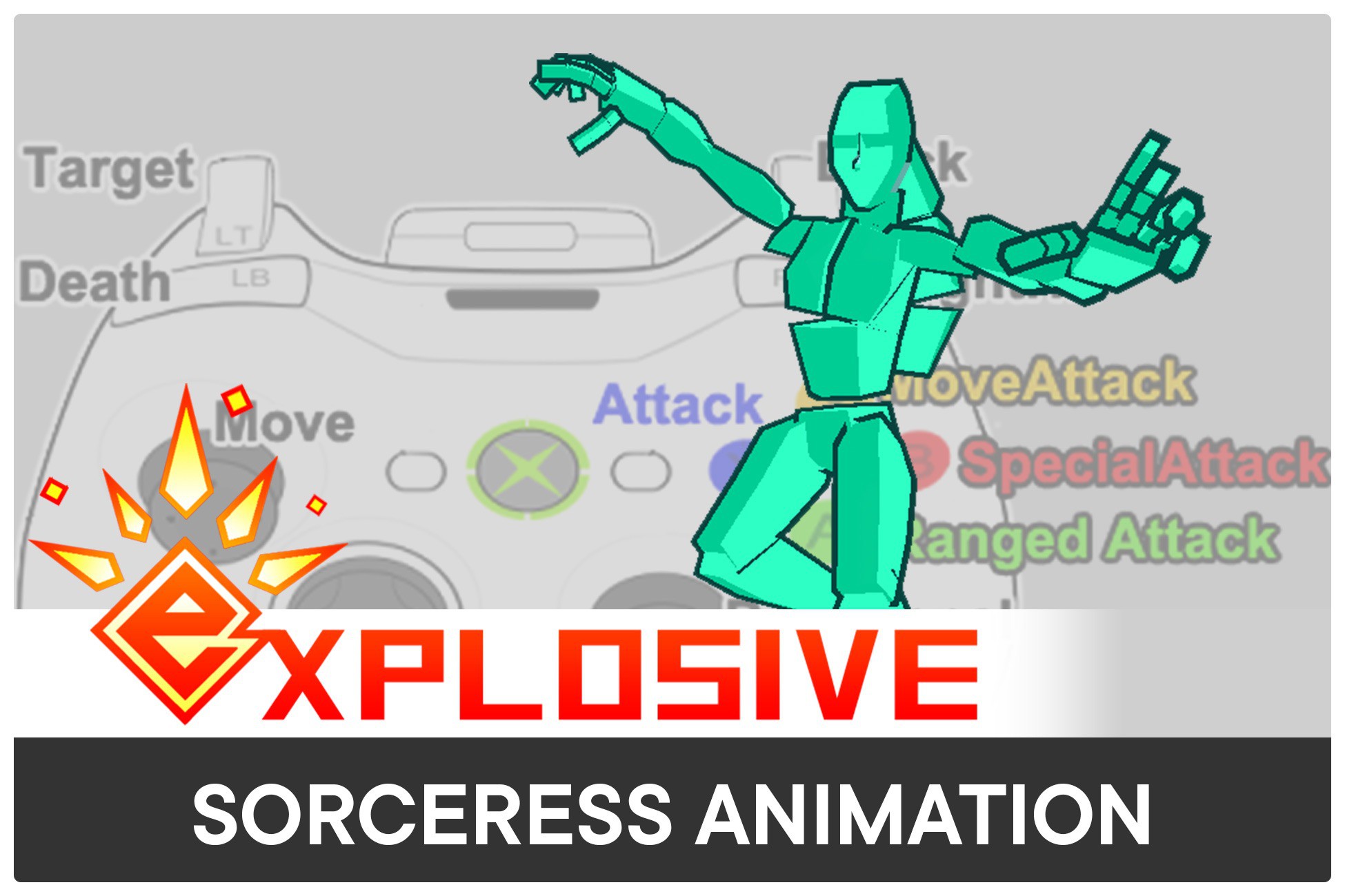 Sorceress Warrior Mecanim Animation Pack