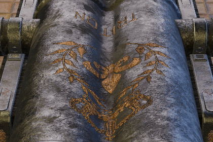 Thunderstrike Double Barrel Ornate Historical Cannon