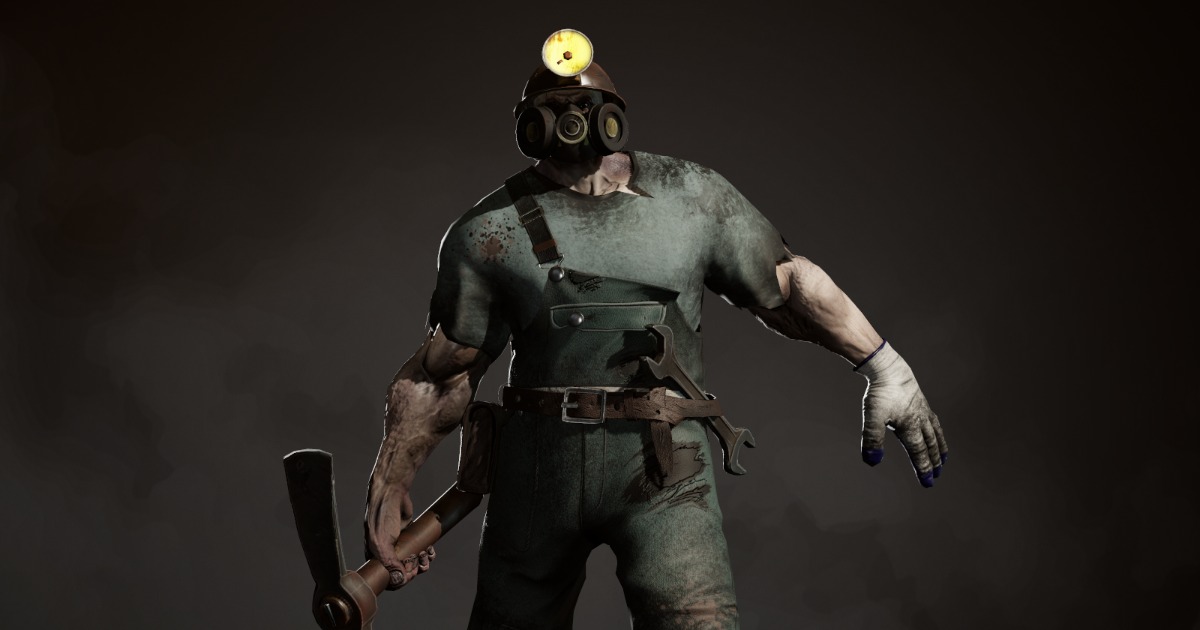 Zombie Boss Miner | 3D Characters | Unity Asset Store