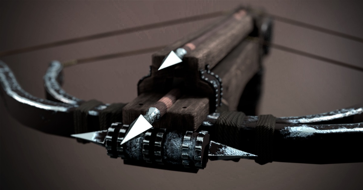 Double Crossbow One-handed | 3D Weapons | Unity Asset Store