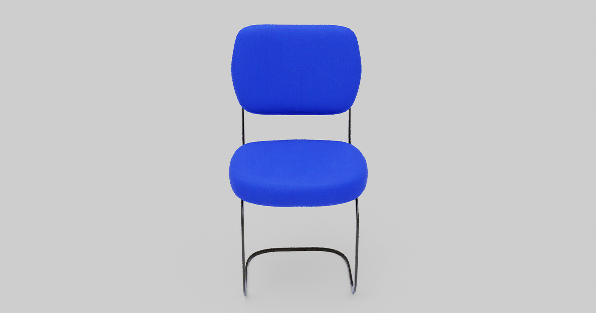 Modern Blue Office Chair 3D Model Asset | 3D Furniture | Unity Asset Store
