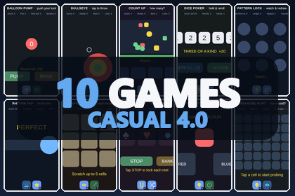 Mini Game Templates Casual 4.0 - 10 Casual Starters for Unity